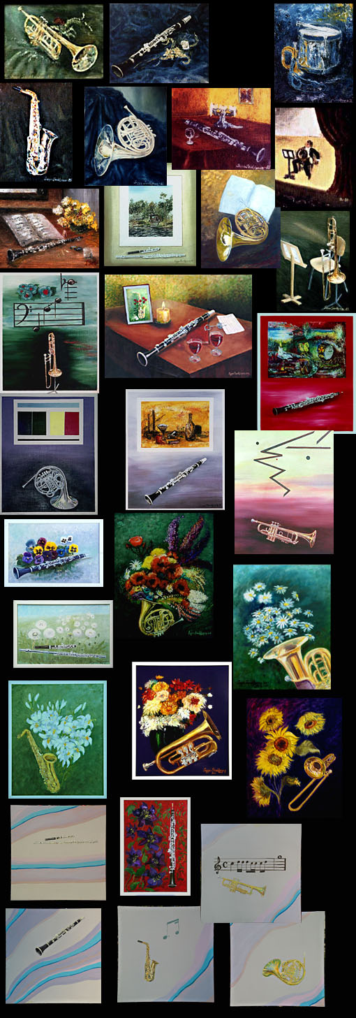 Puhallinsoitin-tauluja